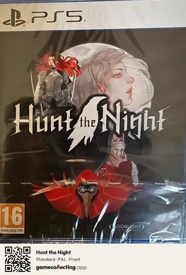 Hunt the Night PlayStation 5, PAL box front