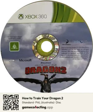 How to Train Your Dragon 2 Xbox 360, PAL disc