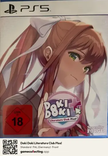 Doki Doki Literature Club Plus! PlayStation 5, Germany box front