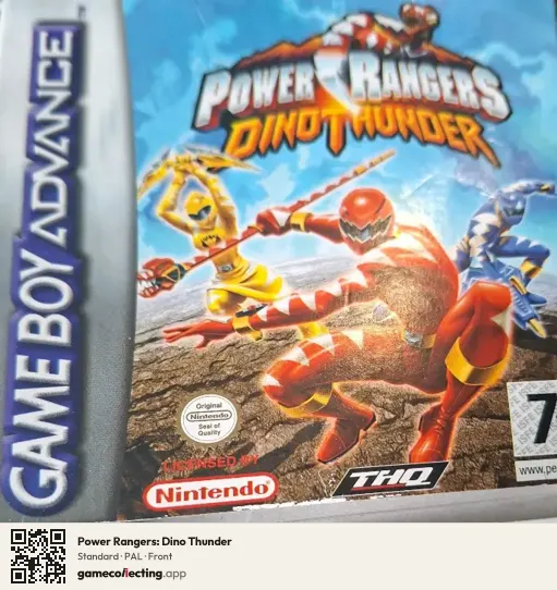 Power Rangers: Dino Thunder Game Boy Advance, PAL box front