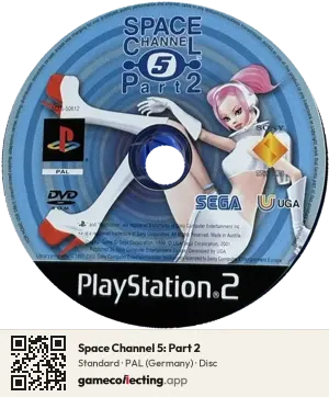 Space Channel 5: Part 2 PlayStation 2, PAL disc
