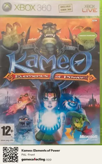 Kameo: Elements of Power Xbox 360, PAL box front