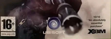 Tom Clancy's Rainbow Six 3: Black Arrow, the PEGI square on its front