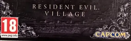 Resident Evil Village, the PEGI square on its front