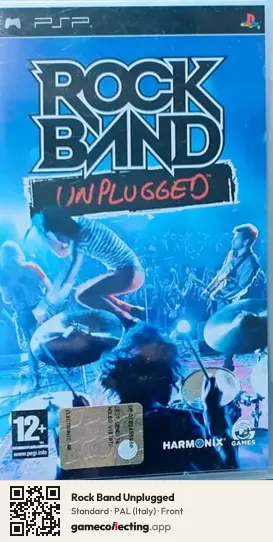 Rock Band Unplugged PlayStation Portable, Italy box front