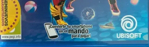 Just Dance 2020, the PEGI square on its front