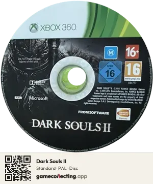 Dark Souls II Xbox 360, PAL disc
