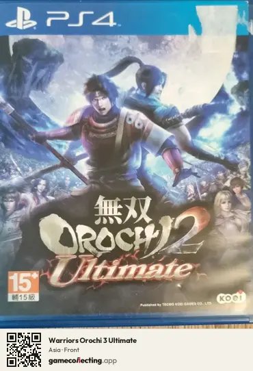 Warriors Orochi 3 Ultimate PlayStation 4, Asia box front