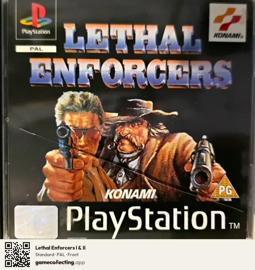Lethal Enforcers I & II PlayStation, PAL box front
