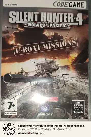 Silent Hunter 4: Wolves of the Pacific - U-Boat Missions Computer, Spain box front