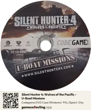 Silent Hunter 4: Wolves of the Pacific - U-Boat Missions Computer, PAL disc