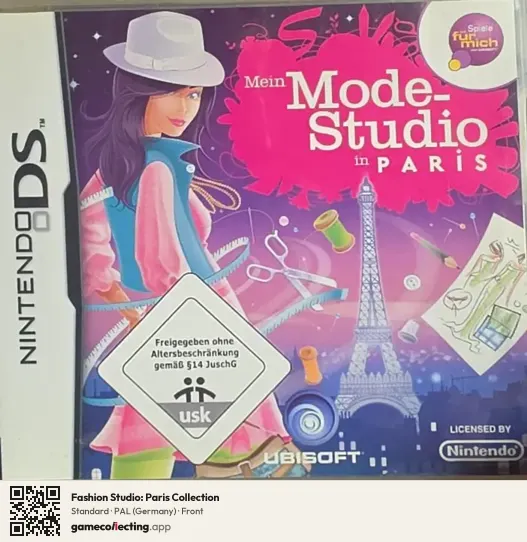Fashion Studio: Paris Collection Nintendo DS, Germany box front