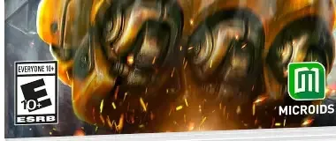 F.I.S.T.: Forged in Shadow Torch, the ESRB box on its front