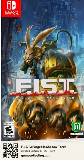 F.I.S.T.: Forged in Shadow Torch Nintendo Switch, NTSC box front