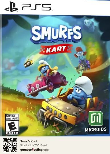 Smurfs Kart PlayStation 5, NTSC box front