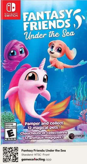 Fantasy Friends: Under the Sea Nintendo Switch, NTSC box front