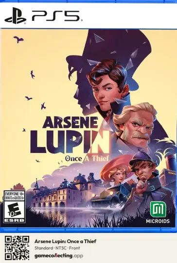 Arsene Lupin: Once a Thief PlayStation 5, NTSC box front