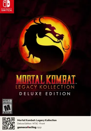 Mortal Kombat: Legacy Kollection Nintendo Switch, NTSC box front