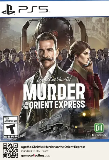 Agatha Christie: Murder on the Orient Express PlayStation 5, NTSC box front