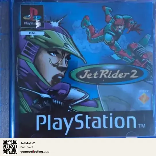 Jet Moto 2 PlayStation, PAL box front