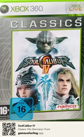 SoulCalibur IV Xbox 360, Germany box front