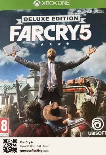 Far Cry 4 Xbox One, PAL box front