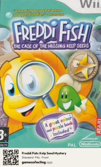 Freddi Fish: Kelp Seed Mystery Nintendo Wii, PAL box front