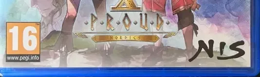 Ys X: Proud Nordics, the PEGI square on its front