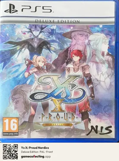 Ys X: Proud Nordics PlayStation 5, PAL box front