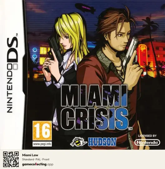 Miami Law Nintendo DS, PAL box front