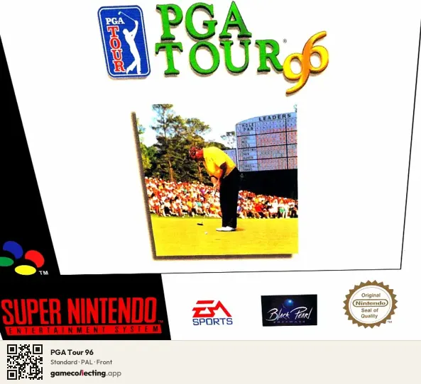 PGA Tour 96 Super Nintendo Entertainment System, PAL box front