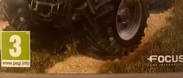 Farming Simulator: Nintendo Switch Edition, the PEGI square on its front