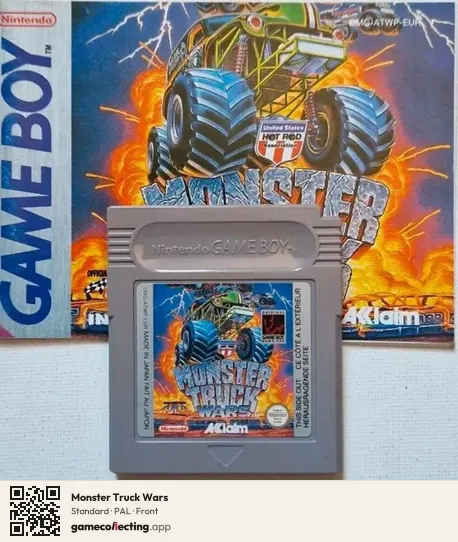 Monster Truck Wars Game Boy, PAL box front