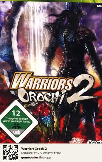 Warriors Orochi 2 Xbox 360, Germany box front