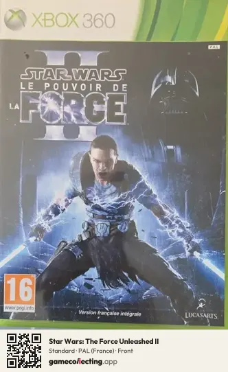 Star Wars: The Force Unleashed II Xbox 360, France box front