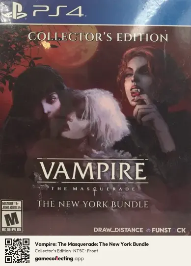 Vampire: The Masquerade: The New York Bundle PlayStation 4, NTSC box front