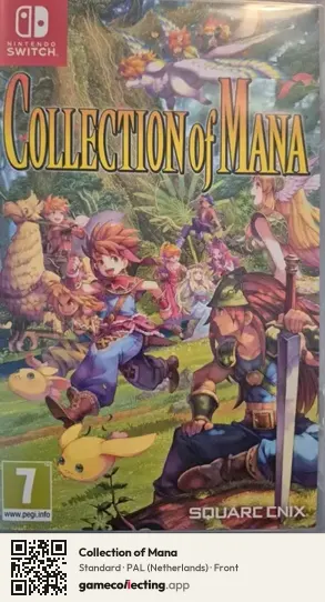 Collection of Mana Nintendo Switch, Netherlands box front