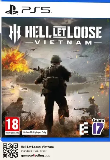Hell Let Loose: Vietnam PlayStation 5, PAL box front