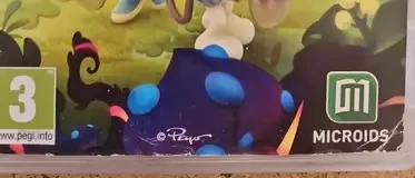 The Smurfs: Mission Vileaf, the PEGI square on its front