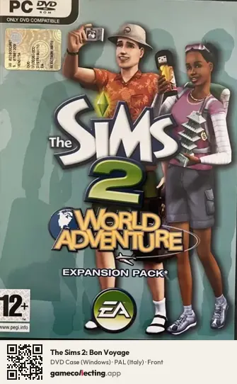 The Sims 2: Bon Voyage Computer, Italy box front