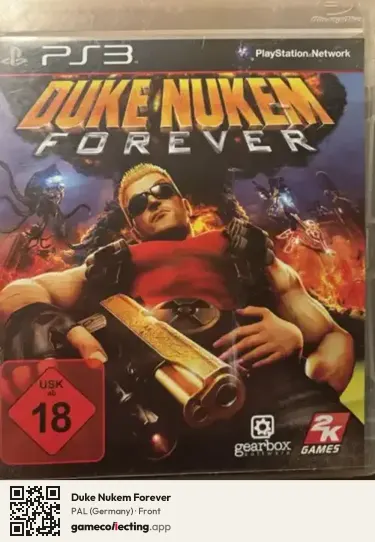 Duke Nukem Forever PlayStation 3, Germany box front