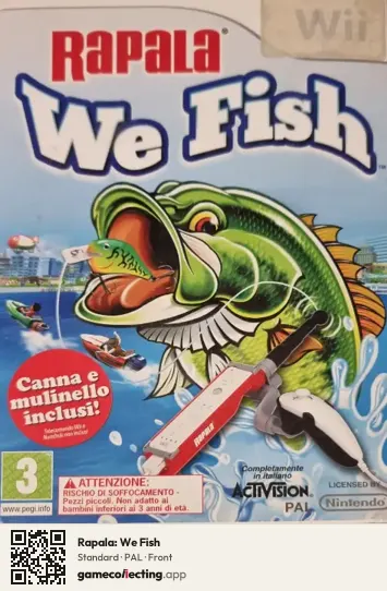 Rapala: We Fish Nintendo Wii, PAL box front