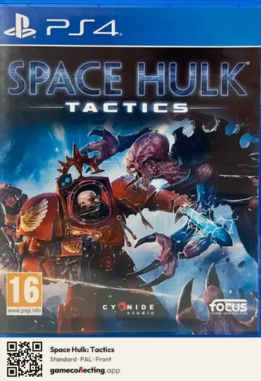 Space Hulk: Tactics PlayStation 4, PAL box front