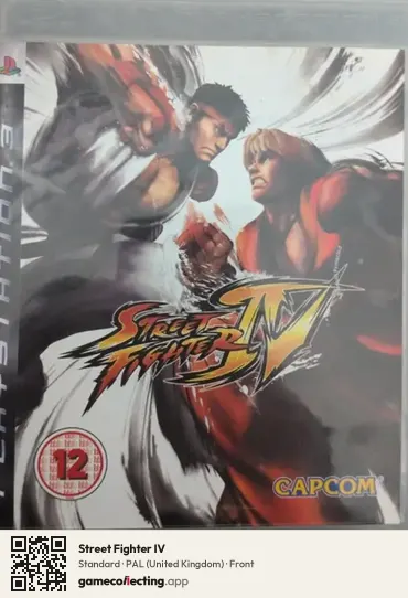 Street Fighter IV PlayStation 3, United Kingdom box front