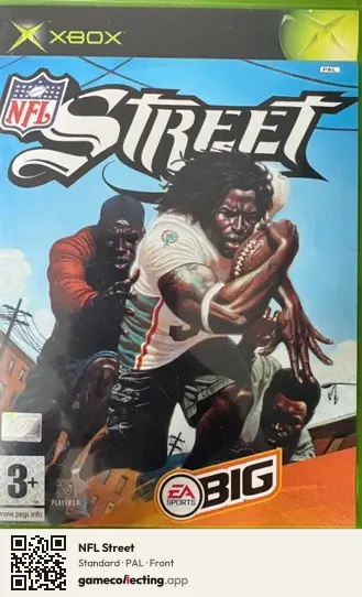 NFL Street Xbox, PAL box front