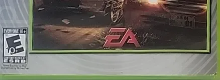 Burnout Revenge, the ESRB box on its front