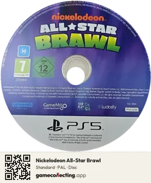 Nickelodeon All-Star Brawl PlayStation 5, PAL disc