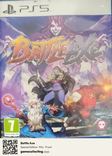 Battle Axe PlayStation 5, PAL box front