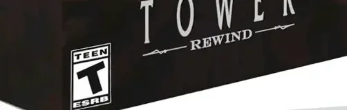 Clock Tower: Rewind, the ESRB box on its front