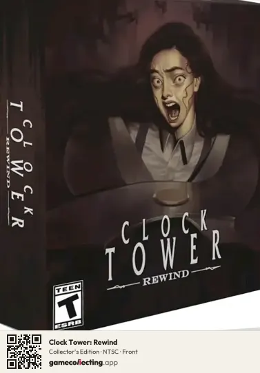 Clock Tower: Rewind PlayStation 5, NTSC box front